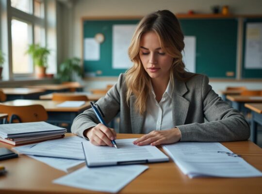 découvrez notre guide pratique pour enseignants avec une grille d'évaluation claire et détaillée du grand oral, pour accompagner efficacement vos élèves dans cette épreuve.