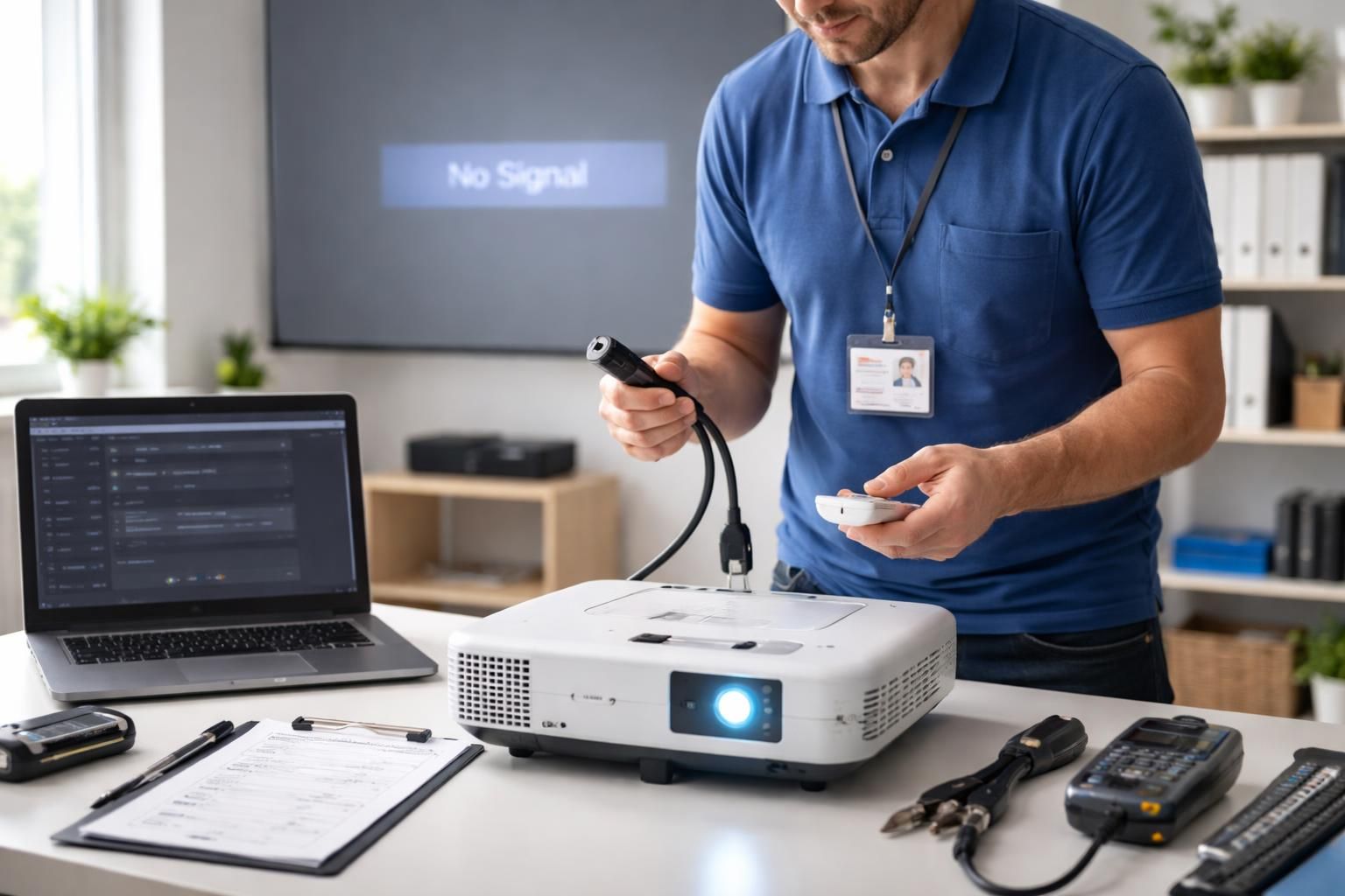 découvrez notre check-list rapide pour résoudre le problème « pas de signal » sur votre vidéoprojecteur epson et retrouvez une image parfaite en quelques étapes simples.