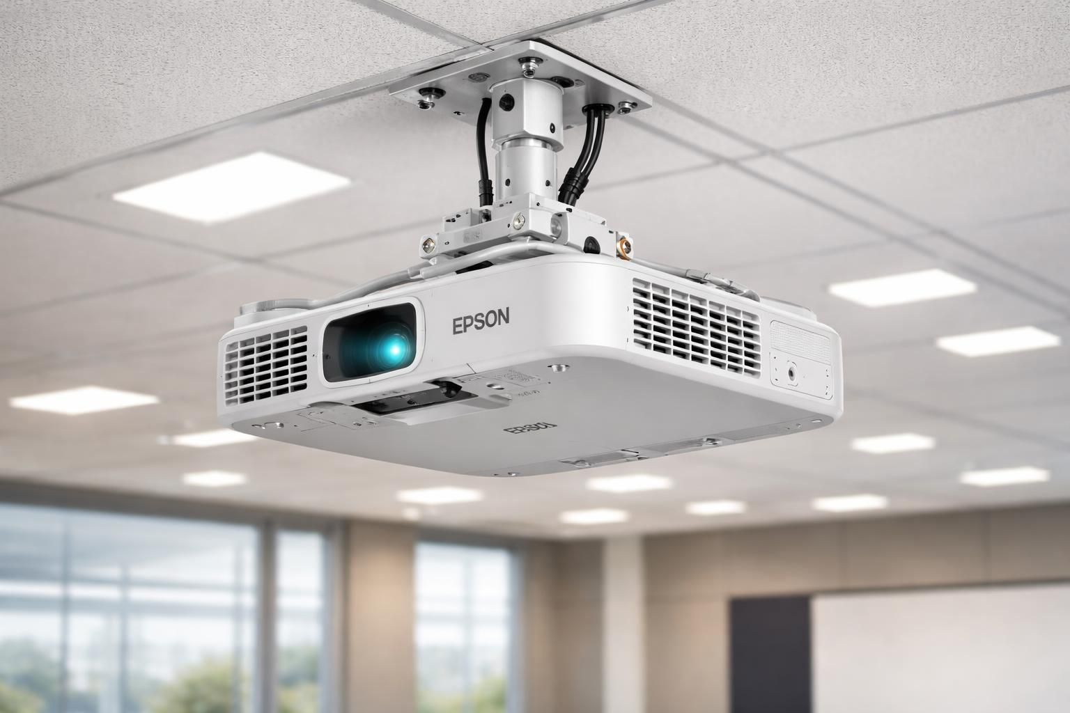 découvrez comment fixer en toute sécurité un vidéoprojecteur epson au plafond dans un établissement, grâce à nos conseils pratiques et solutions adaptées.