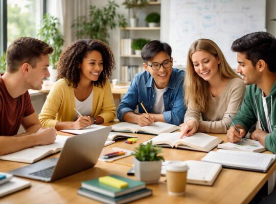 découvrez les bénéfices d'une préparation en groupe pour le global exam : motivation, échanges d'idées, soutien mutuel et amélioration des performances.