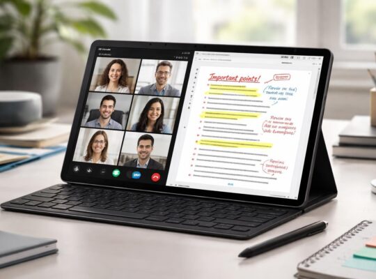 découvrez nos cours à distance optimisés avec une tablette samsung, incluant visioconférence, pdfs interactifs et outils d'annotations pour une expérience d'apprentissage efficace et flexible.