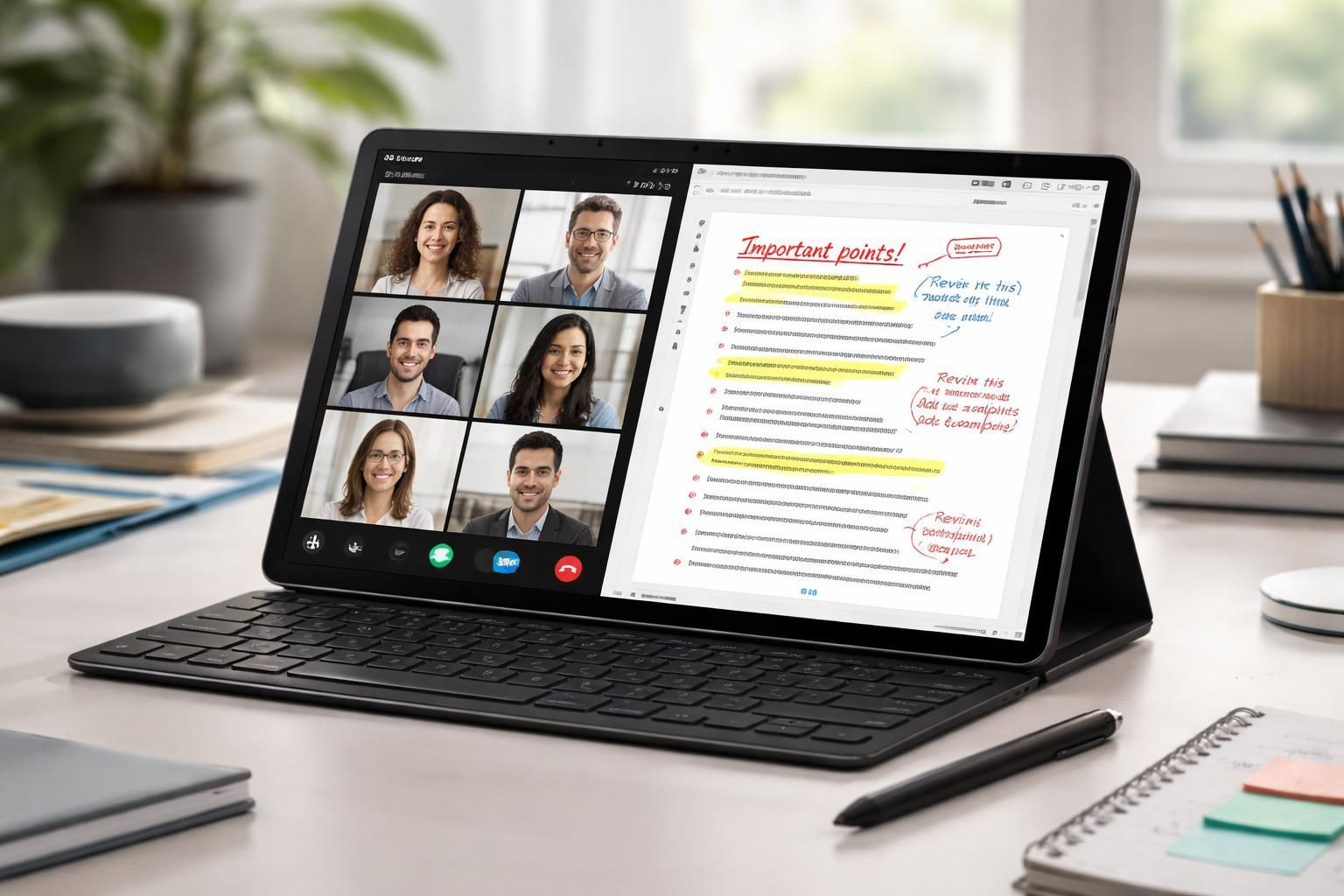 découvrez nos cours à distance optimisés avec une tablette samsung, incluant visioconférence, pdfs interactifs et outils d'annotations pour une expérience d'apprentissage efficace et flexible.