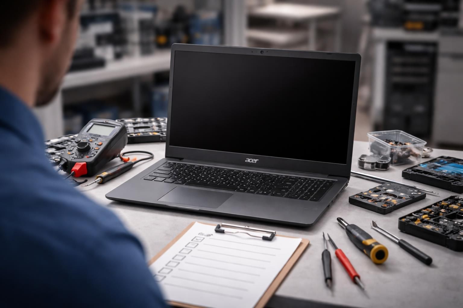découvrez notre check-list complète pour le dépannage d'un écran noir sur pc portable acer. suivez nos étapes simples pour identifier et résoudre le problème efficacement.