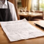 Lettre de démission pour emploi dans la restauration