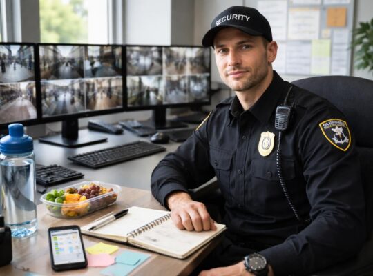 découvrez mes conseils pratiques pour bien gérer une vacation de 14 heures en tant qu'agent de sécurité, alliant endurance, vigilance et organisation.