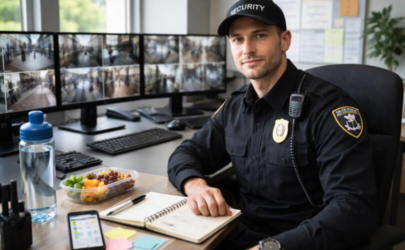 découvrez mes conseils pratiques pour bien gérer une vacation de 14 heures en tant qu'agent de sécurité, alliant endurance, vigilance et organisation.