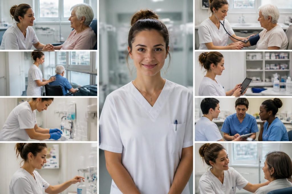 découvrez les 8 compétences essentielles de l'aide-soignante dans ce guide complet, conçu pour accompagner les futurs professionnels de santé dans leur formation et carrière.
